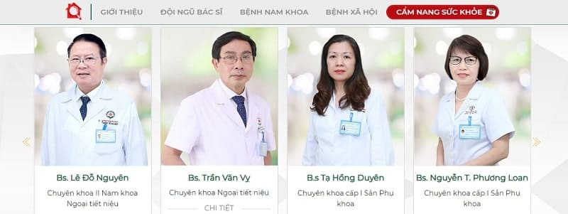 Đội ngũ bác sĩ phòng khám online