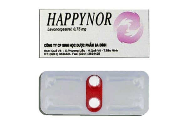 Thuốc tránh thai khẩn cấp Happynor 0,75 mg
