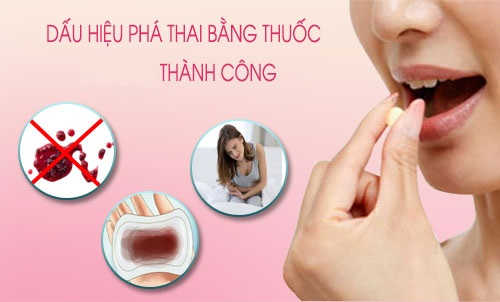 dấu hiệu phá thai bằng thuốc thành công