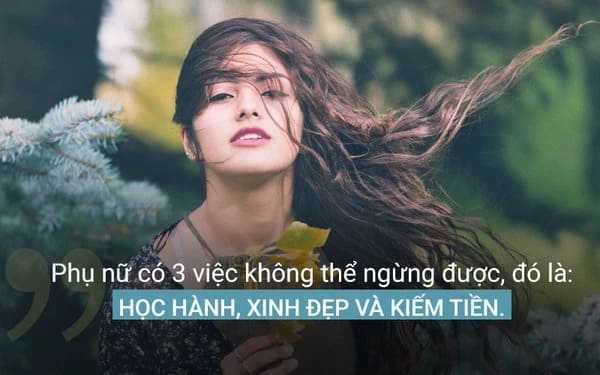 phụ nữ thông minh làm đẹp