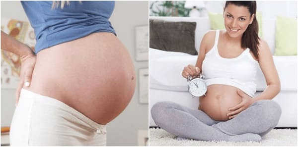 dấu hiệu sắp sinh em bé