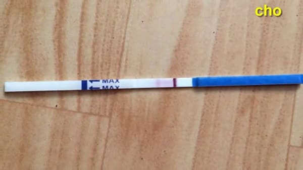 que thử thai 1 vạch đậm 1 vạch mờ