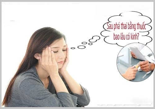 uống thuốc phá thai bao lâu có kinh lại 2