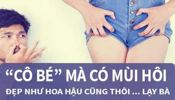 "Vùng kín" bốc mùi hôi khắm khó chịu