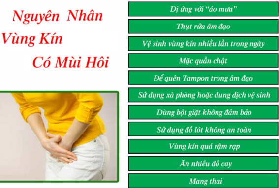 Các yếu tố khiến cô bé có mùi bất thường